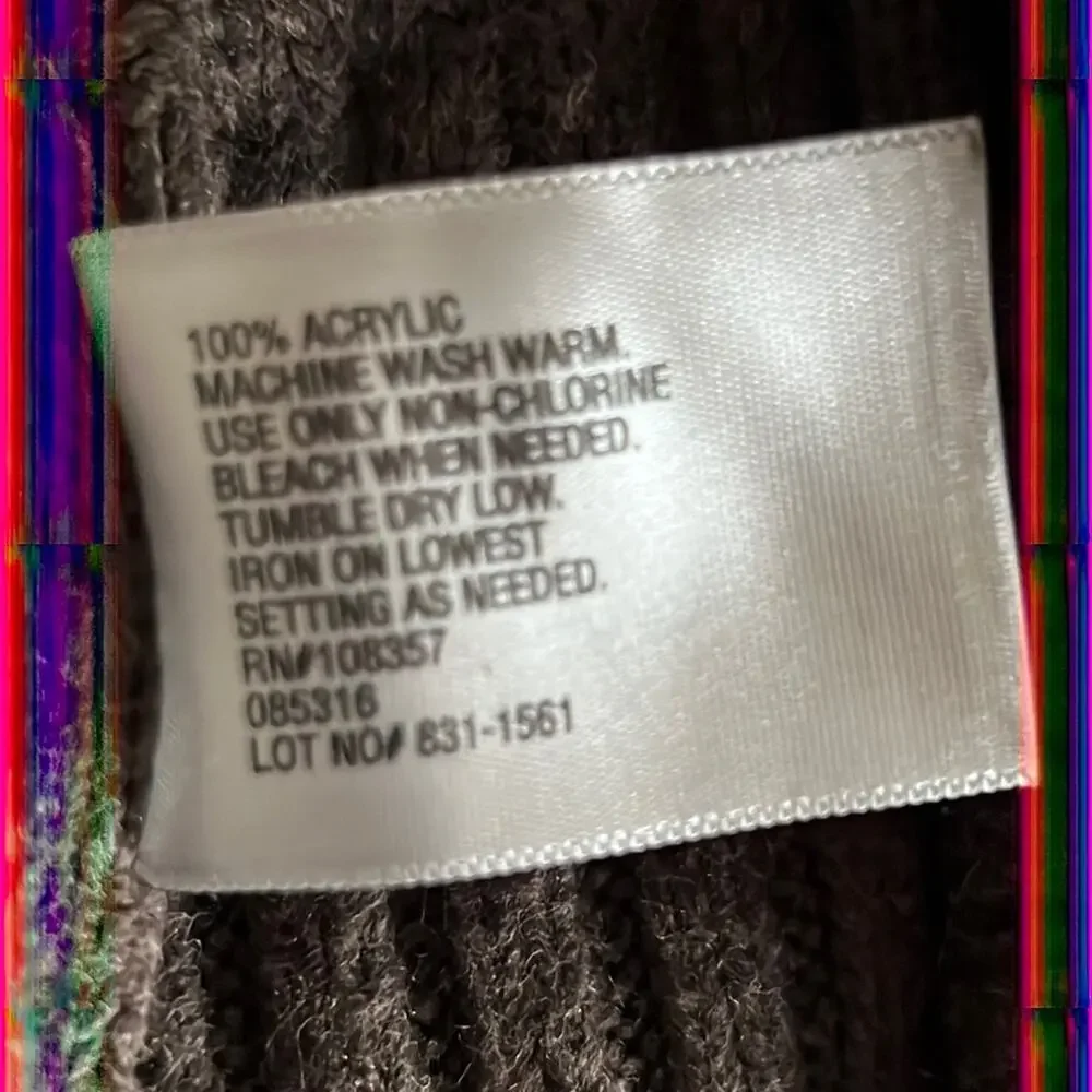 Worthington Brown Cowl Neck Tunic Sweater Woman's Size Small Y2K
